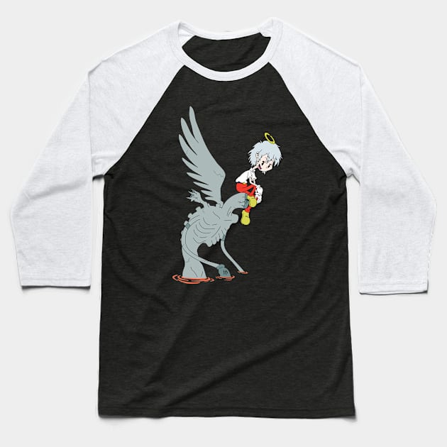 Evangelion 1930 - Kaworu Baseball T-Shirt by Siberek